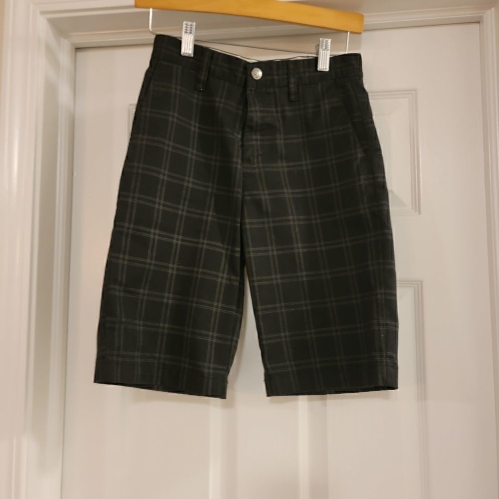 Volcom frickin plaid chino shorts size 12